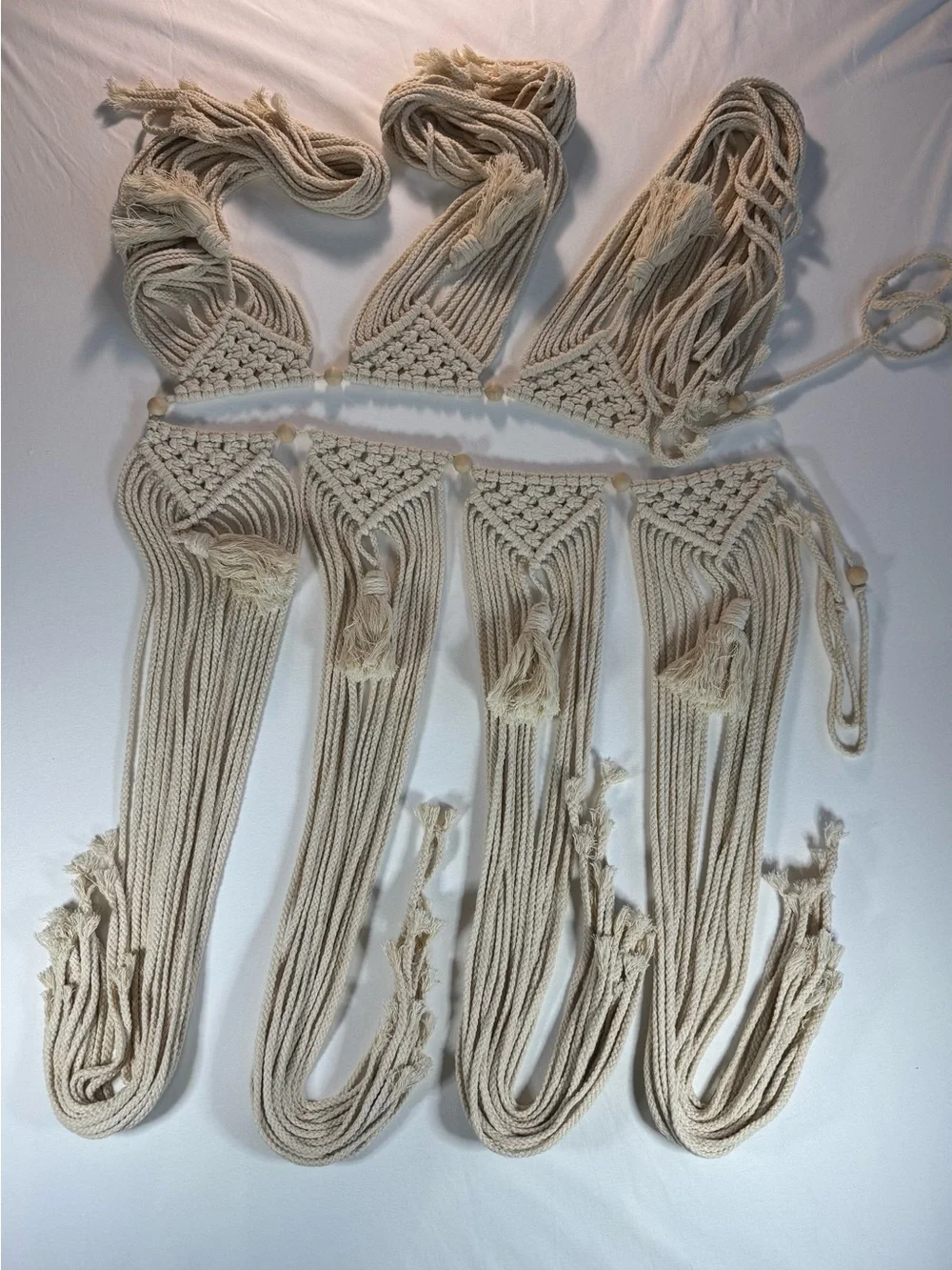 Large Boho Macrame Fringe Wall Hanging Festival Decor Wedding Backdrop 36